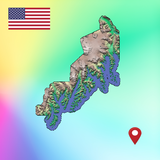 Kenai Fjords Offline Topo Map logo