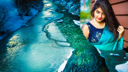 Ice River Photo Editor Frames