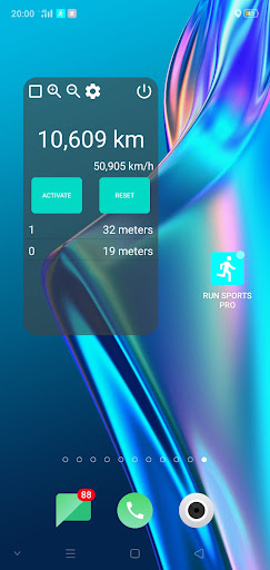 Android application Odometer and Speedometer screenshort