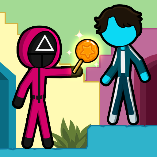 Stickman Red boy and Blue girl