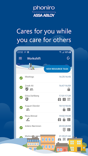 Android application Phoniro Home Care screenshort