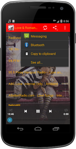 Love & Romance MUSIC Radio Screen 3
