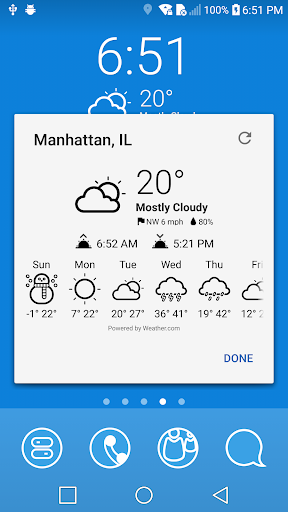 Snowman Chronus Weather Icons Screen 2