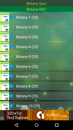 Botany Quiz! Screen 2