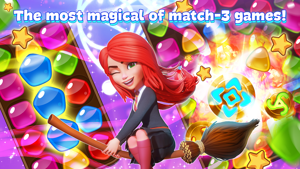 Чародейка - Магия Игры 3 в Ряд 2.56.7 APK + Мод (Unlimited money) за Android