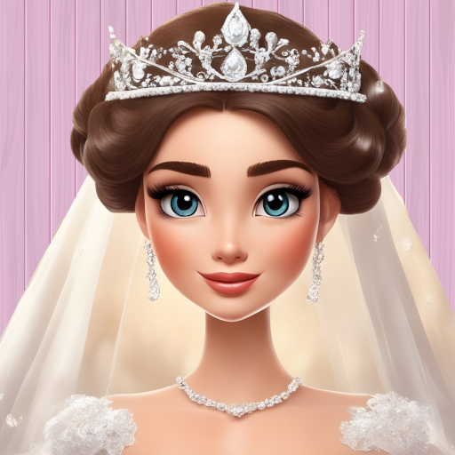 Bride Princess Dressup Stylist  Icon