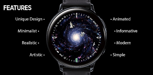 Minimal Animated Galaxy