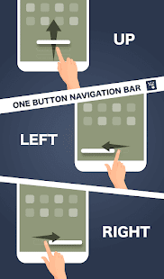 One Button Navigation Bar Screenshot