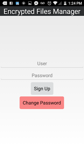 Android application Secure Folder screenshort