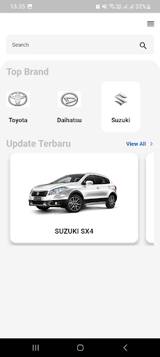 Android application Katalog Mobil Bekas Indonesia screenshort