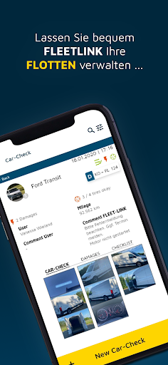 Android application FLEETLINK-App screenshort