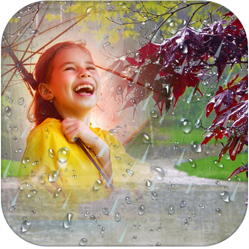 Rain Overlay Frame With Effect
