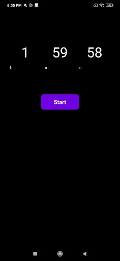 VKountdown Timer Screen 2