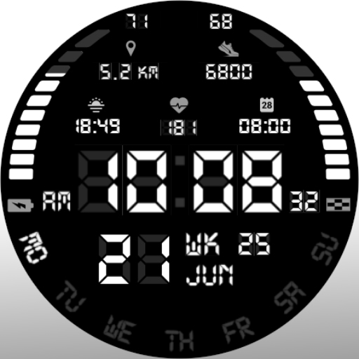 JK_51 [Watch Face] Digital logo