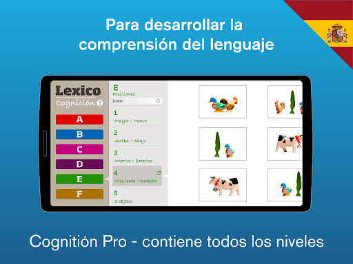 Android application Léxico Cognición Pro screenshort