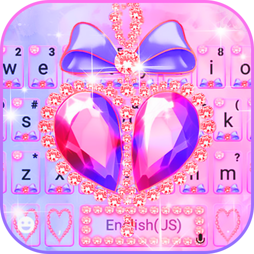 Pink Diamond Bowknot Keyboard logo