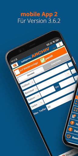 Android application bitfarm-Archiv mobile 2 screenshort