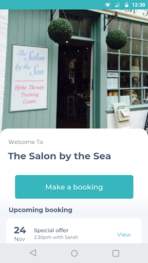 Android application The Salon by the Sea screenshort