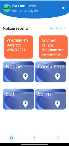 Android application CIA Veneto consulenza screenshort