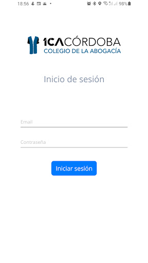 Android application ICACórdoba screenshort