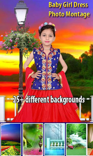 Android application Baby Girl Dress Photo Suit screenshort