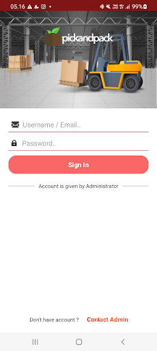 Android application Jayapack WMS screenshort