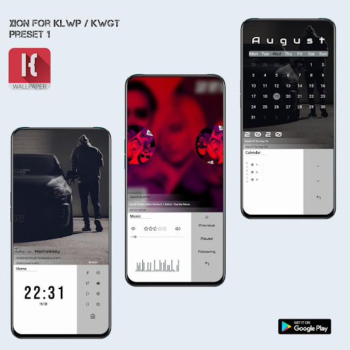 Android application Xion for Klwp kwgt screenshort