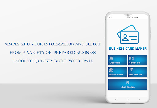 Business Card Maker - Visiting Screen 2