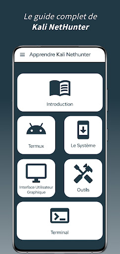 Aperçu de l'application