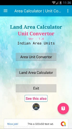 Land Area Calculator Unit Convertor Indian Units screenshot 0