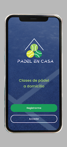 Android application Padel en casa screenshort