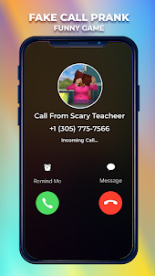 Scary Teacher Games Fake Call