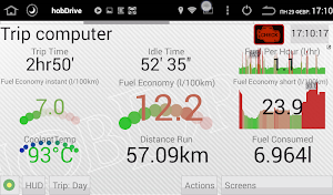 HobDrive OBD2 ELM327, car diagnostics, trip comp screenshot 14