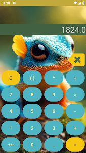 Lizard Themed Calculator