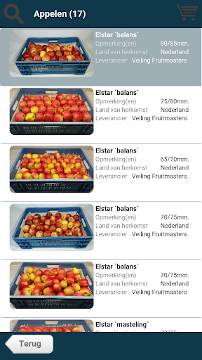 Android application Joors.nu webshop screenshort