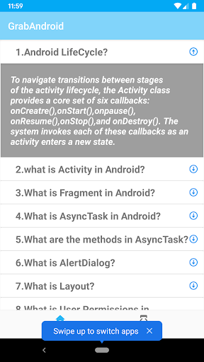 Android Interview Questions Screen 2
