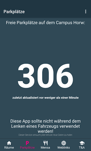Android application HSLU T&A screenshort