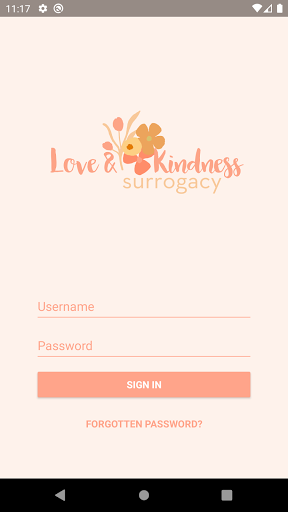Android application Love & Kindness Surrogacy Clie screenshort