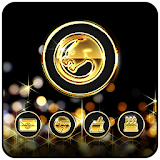 Black Gold Shining Elegant icon