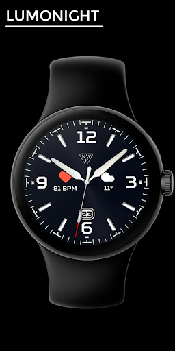 Android application Lumonight - watch face screenshort