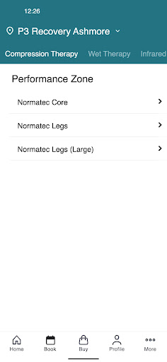 P3 Recovery Mindbody Screenshot 2 - AppWisp.com