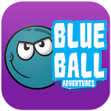 Blue Ball 7 groovy icon