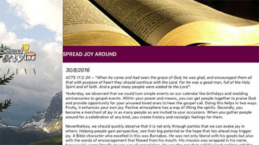 Bread and Wine Devotional Screen 3