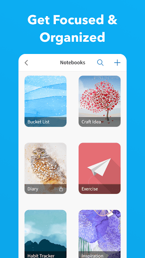 Screenshot of UpNote - notes, diary, journal