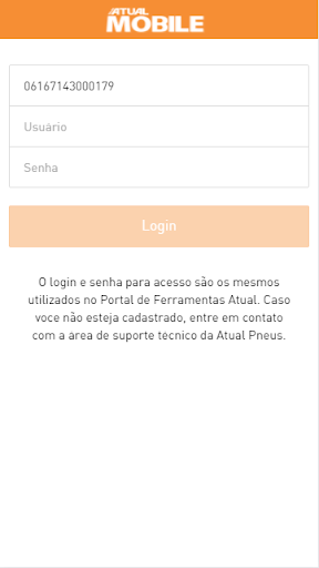Android application Atual Mobile screenshort