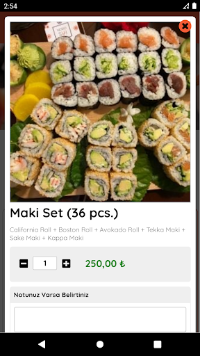 Noroshi Sushi Screen 3