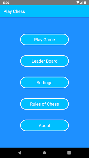 Android application Play Chess screenshort