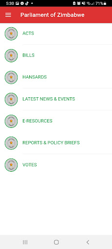 Parliament of Zimbabwe Screen 2