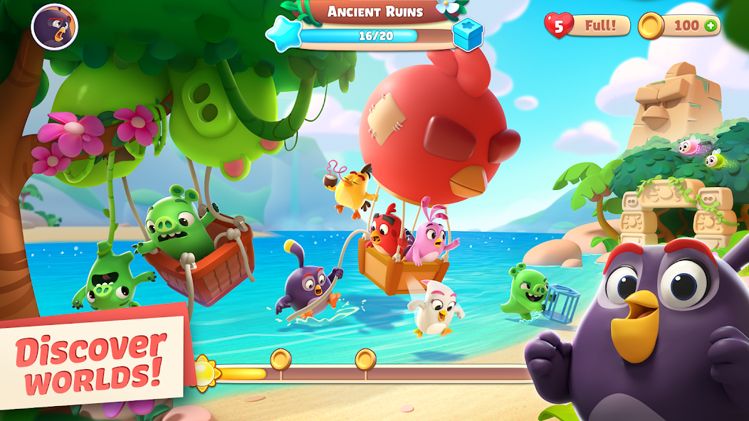 Angry Birds Journey 3.8.0 APK + Mod (Unlimited money) untuk android