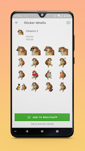 Cheems Stickers for WA 1.1 APK + Mod (Free purchase) for Android